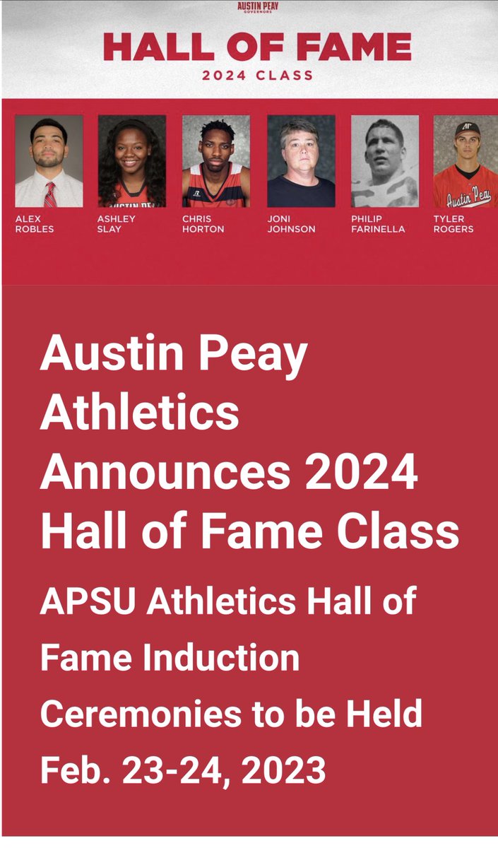 Proud to announce our Athletic Trainer at South is getting inducted into the @austinpeay Hall of Fame!

Our student-athletes and their families are fortunate to have Joni serving them! She loves our student-athletes more than anything!