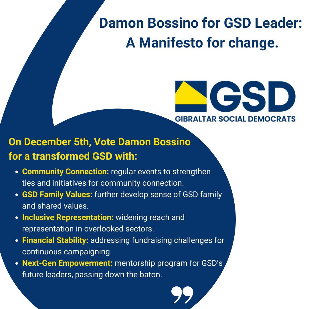 My 10-point blueprint for change to be implemented from Day 1 of being elected. Please give me your vote and let’s effect the change for a dynamic, energetic and invigorated GSD ready to provide the alternative Government