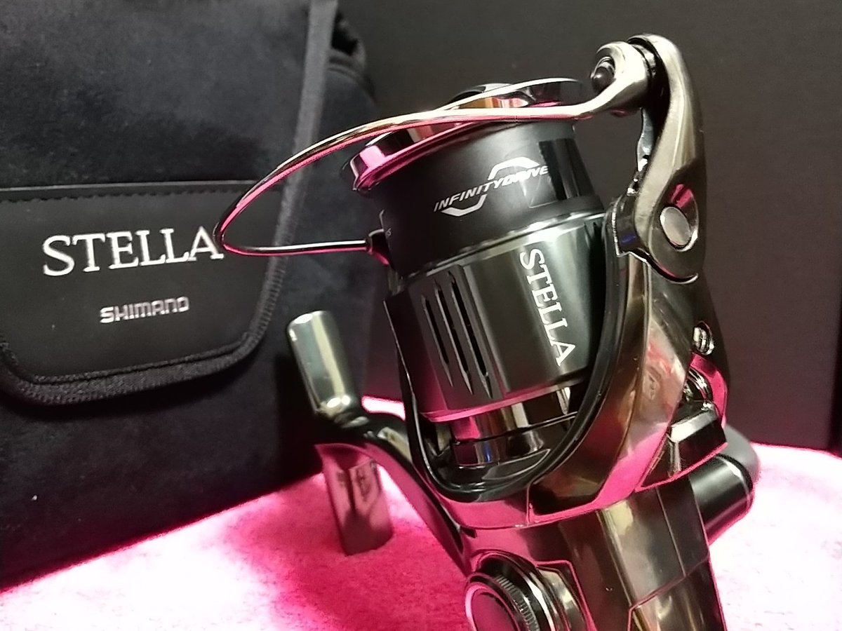 k_nagoro's tweet photo. 人生初STELLA✨
あかん、にやけてしまう😍
(*´艸｀*)(*￣∇￣*)(*´艸`)

#シマノ #SHIMANO
#22ステラ3000MHG https://t.co/KcpgFXdlOb