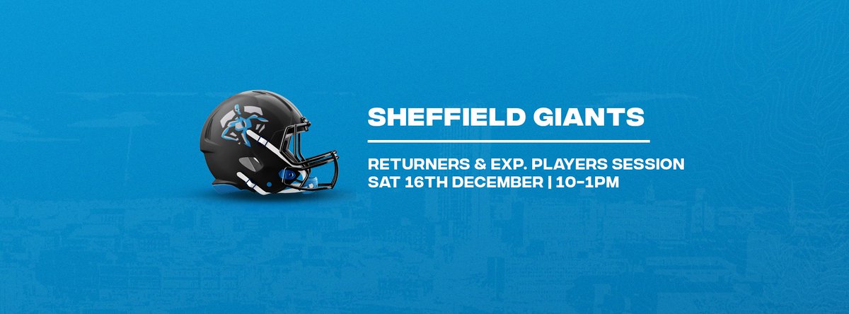 Final session of 2023 is fast approaching 🏈 🇬🇧

Returners &amp; Exp Players Session (Rookies Welcome)
Sat 16th December | 10:00-13:00
Sheffield College (Hillsborough Campus)

More info: facebook.com/events/1456882…

#SheffieldFootball #BeGiant
