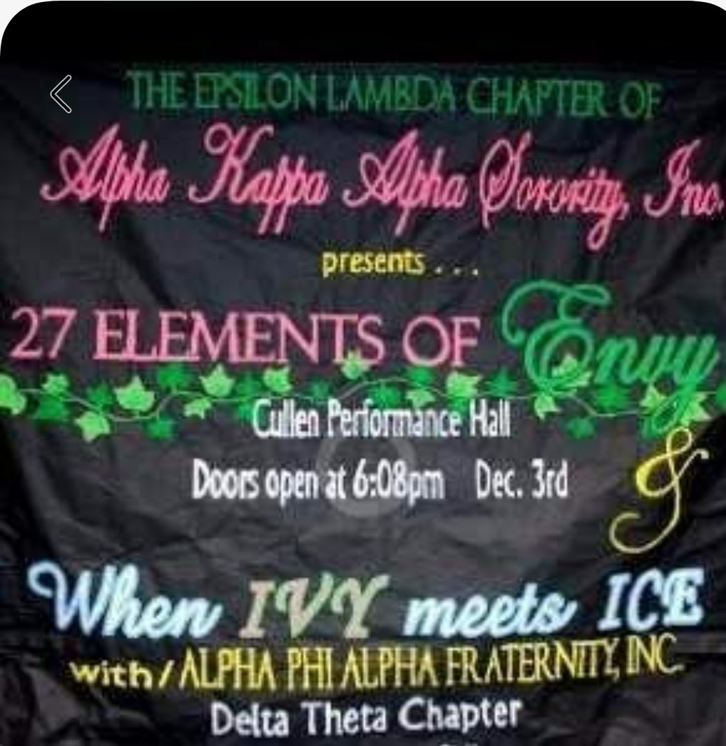 SayitSavoy's tweet image. 18 years in! We formed a lifelong bond @UHouston @UHAKAs Love these GirLS! Through the ups and downs, I am grateful for God sending 26 sisters in my life! It's our Akaversary! #27elementsofenvy @BEppsEducates @TrenaeHill @ShaiNicole3