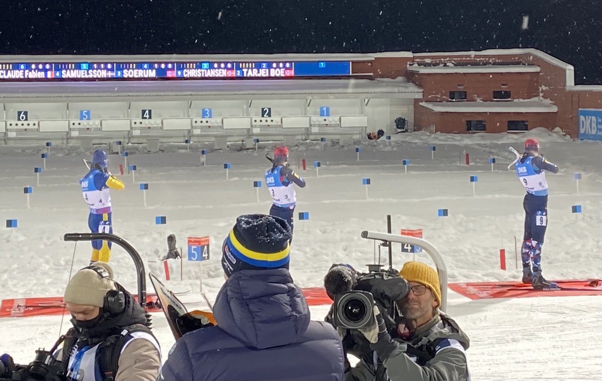 ⁦Today me and ⁦⁦<a href="/AnnaLHolmberg/">Anna Holmberg</a>⁩ had the great pleasure to visit ⁦<a href="/biathlonworld/">International Biathlon Union</a>⁩ World Cup in Östersund. A great sport on TV, but live is live and 🇸🇪 victory by ⁦<a href="/SebbeSamuelsson/">Sebastian Samuelsson</a>⁩ on top of that.