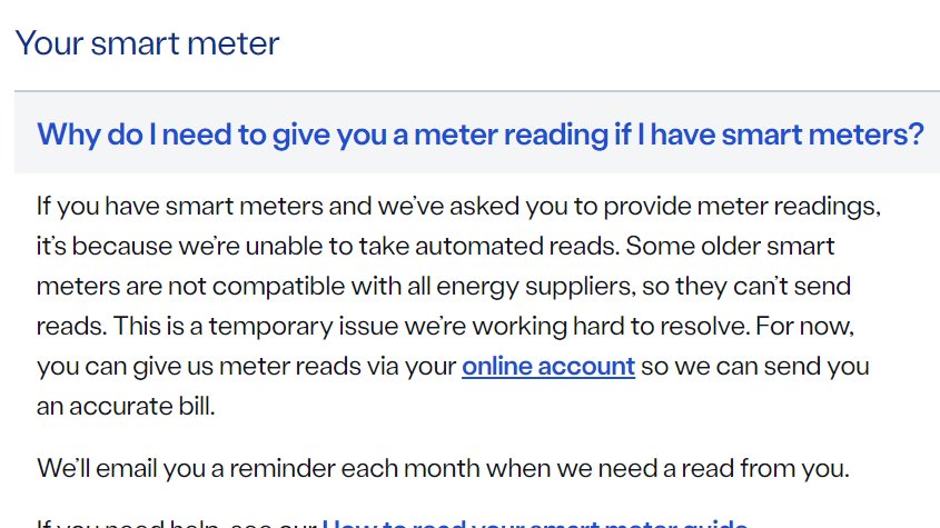stacc's tweet photo. @BritishGas @SmartEnergyGB @ofgem @BritishGasHelp Why are new British Gas electricity and gas smart meters installed in the last year failing and not providing readings? https://t.co/ATKV8KawBQ