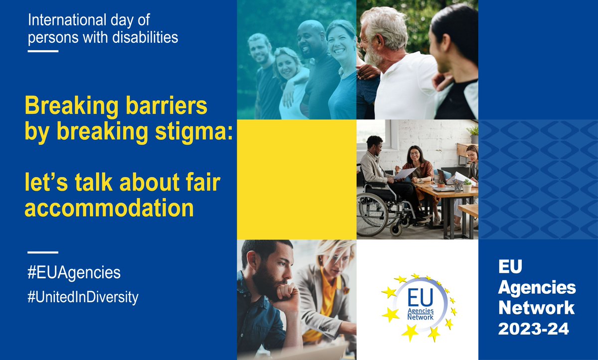 ♿ Today is the International day of persons with disabilities. 

👏 Among other measures, ESMA applies a policy of equal opportunities for staff recruitment and accepts applications without bias 🙋 Join the conversation about fair accommodation. 
 
#EUAgencies #UnitedinDiversity