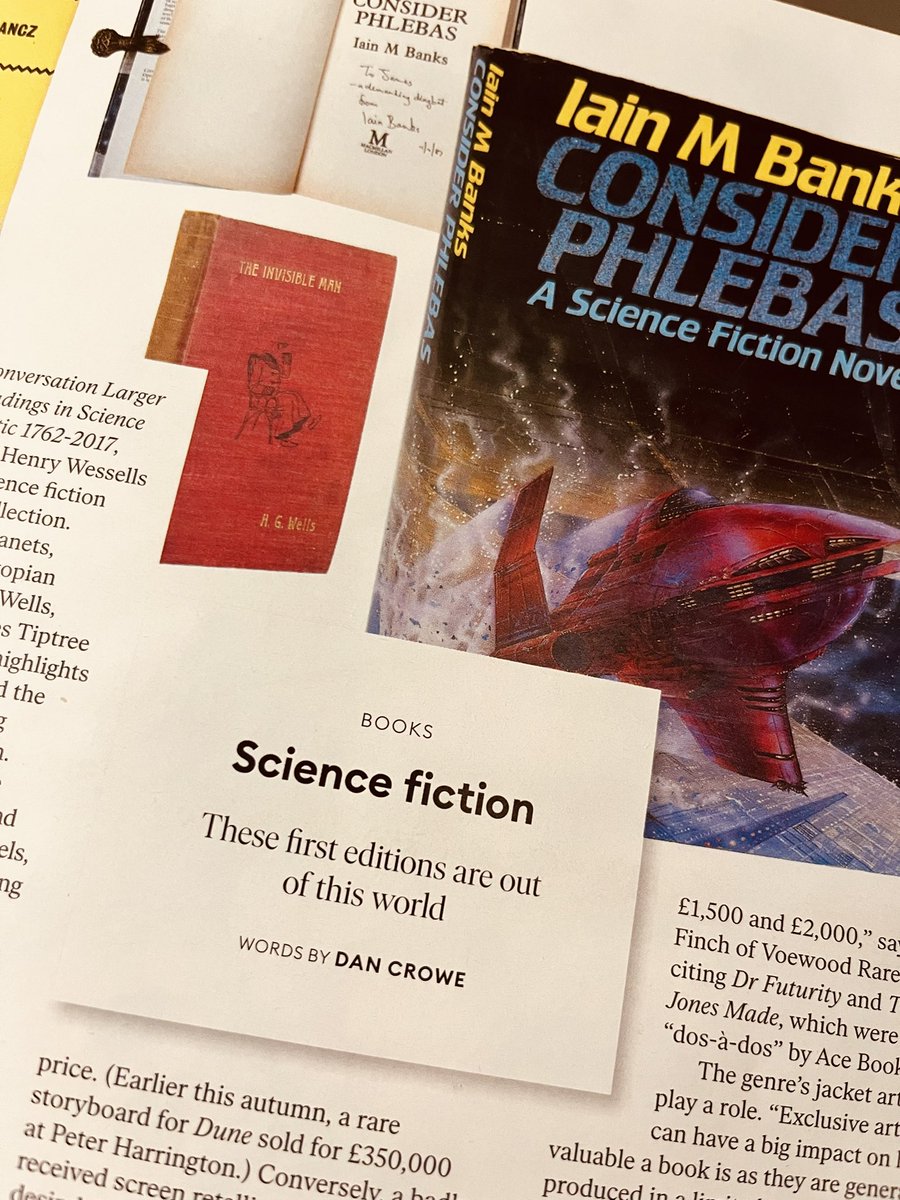 Enjoyed writing about sci fi book collecting, this weekend for @htsi @FT