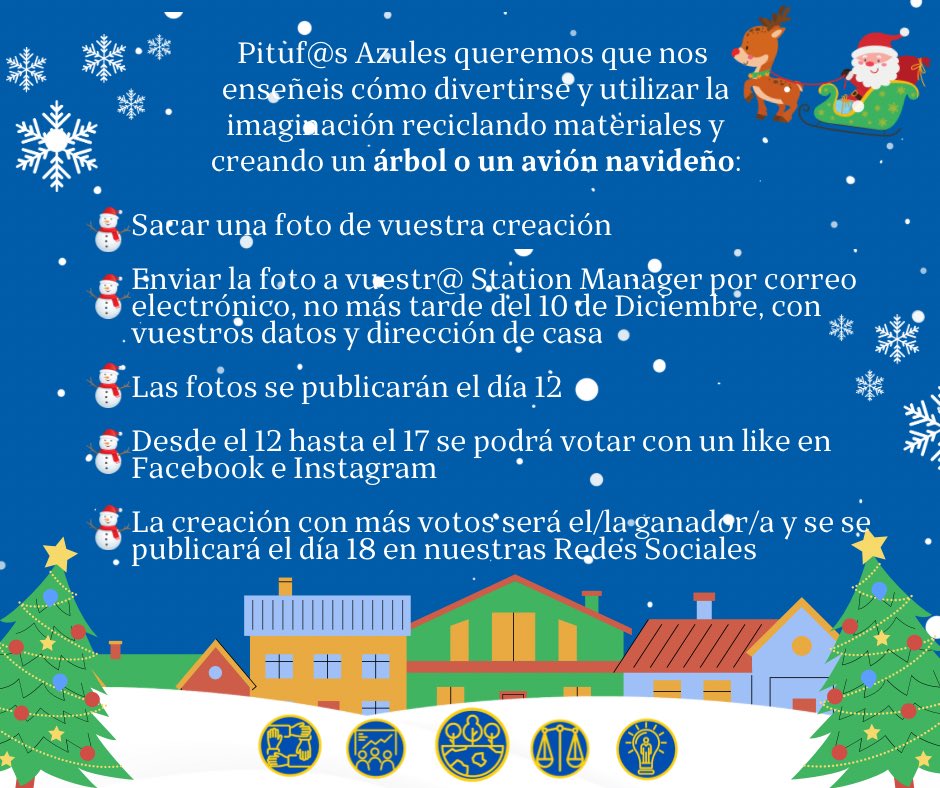 Hola #EquipAzul, la #Navidad está a la vuelta de la esquina y os invitamos a participar, juntos a vuestros hij@s (los #PitufosAzules), a esta iniciativa. ¡Esperamos que os guste! ♻️
#theazulway #heretohelpheretocare #fivepillars #OneVision #OneMission #NavidadEcoFriendly <a href="/Ryanair/">Ryanair</a>