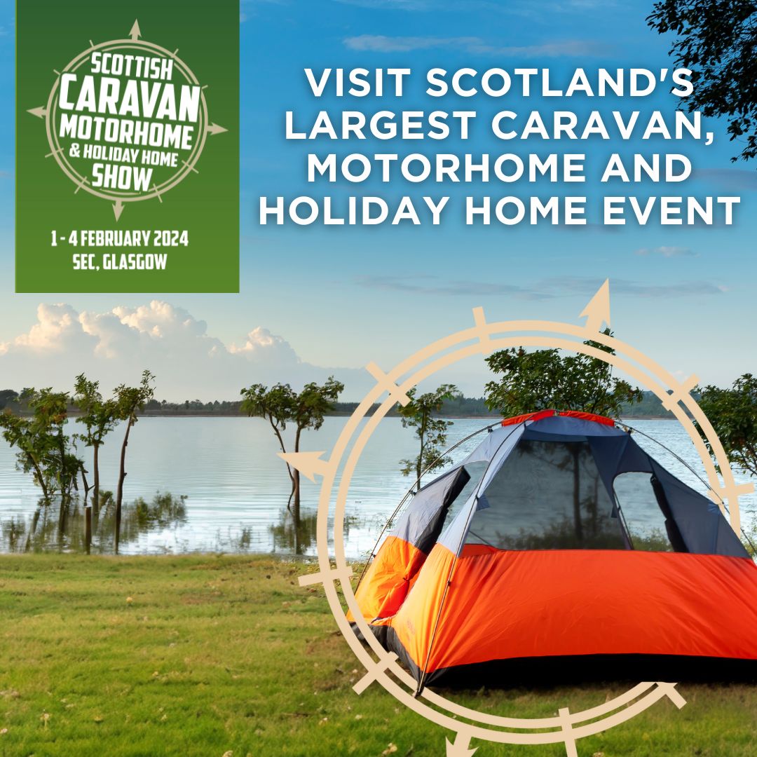AD | Dive into the heart of outdoor living at the Scottish Caravan, Motorhome and Holiday Home Show.
Whether you're a solo traveller, a family seeking quality time, or friends ready for a new kind of road trip, you’ll find everything you need at SEC, Glasgow on 1st-4th February.