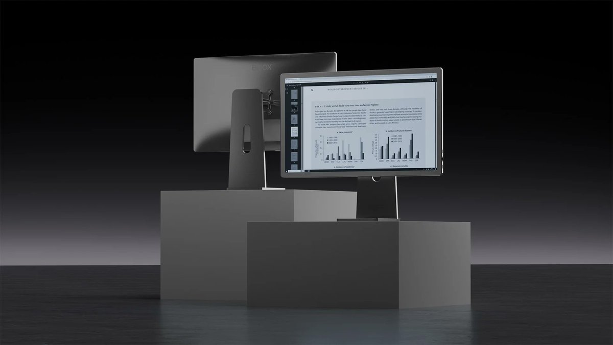 OnyxBoox's tweet image. Exciting news!

Our 25.3-inch E Ink monitor, #MiraPro, now features a #frontlight, making it versatile for use in any lighting condition. What&apos;s even better? It remains incredibly eye-friendly, letting you work for hours without straining your eyes

Explore more about the…