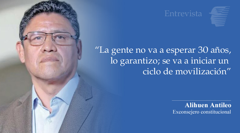 Entrevista | Alihuen Antileo: ''La gente no va a esperar  30 años, lo garantizo, se va a iniciar un ciclo de movilización''
digital.elmercurio.com/2023/12/03/R/2…