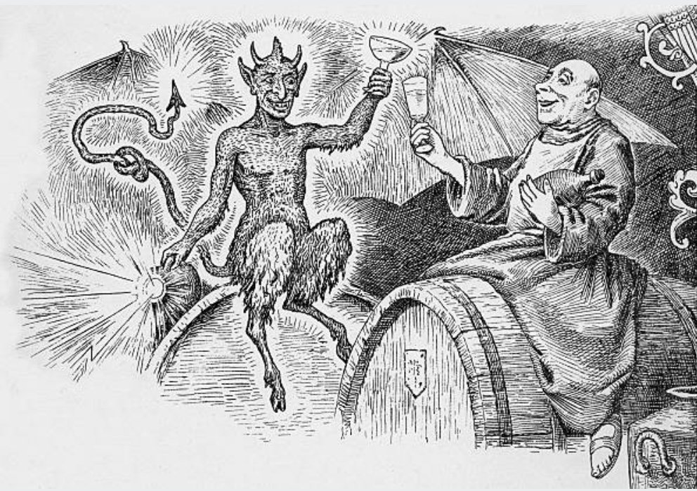 The Devil has a fondness for engaging with those oblivious to his coercive allure. Just before Christmas Owd Scratch paid a visit to the Boat Inn, Jackfield to entice the locals to a game of cards. It was only when a card fell that the locals saw his cloven feet. 
#folkloresunday