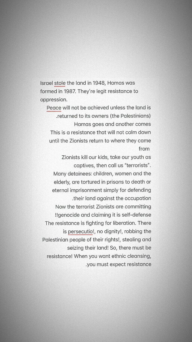 @julianoakes #FreePalaestin ✌🏻🇵🇸 
#حماس_تمثل_أمة_الاسلام 
#IsraelTerorrism