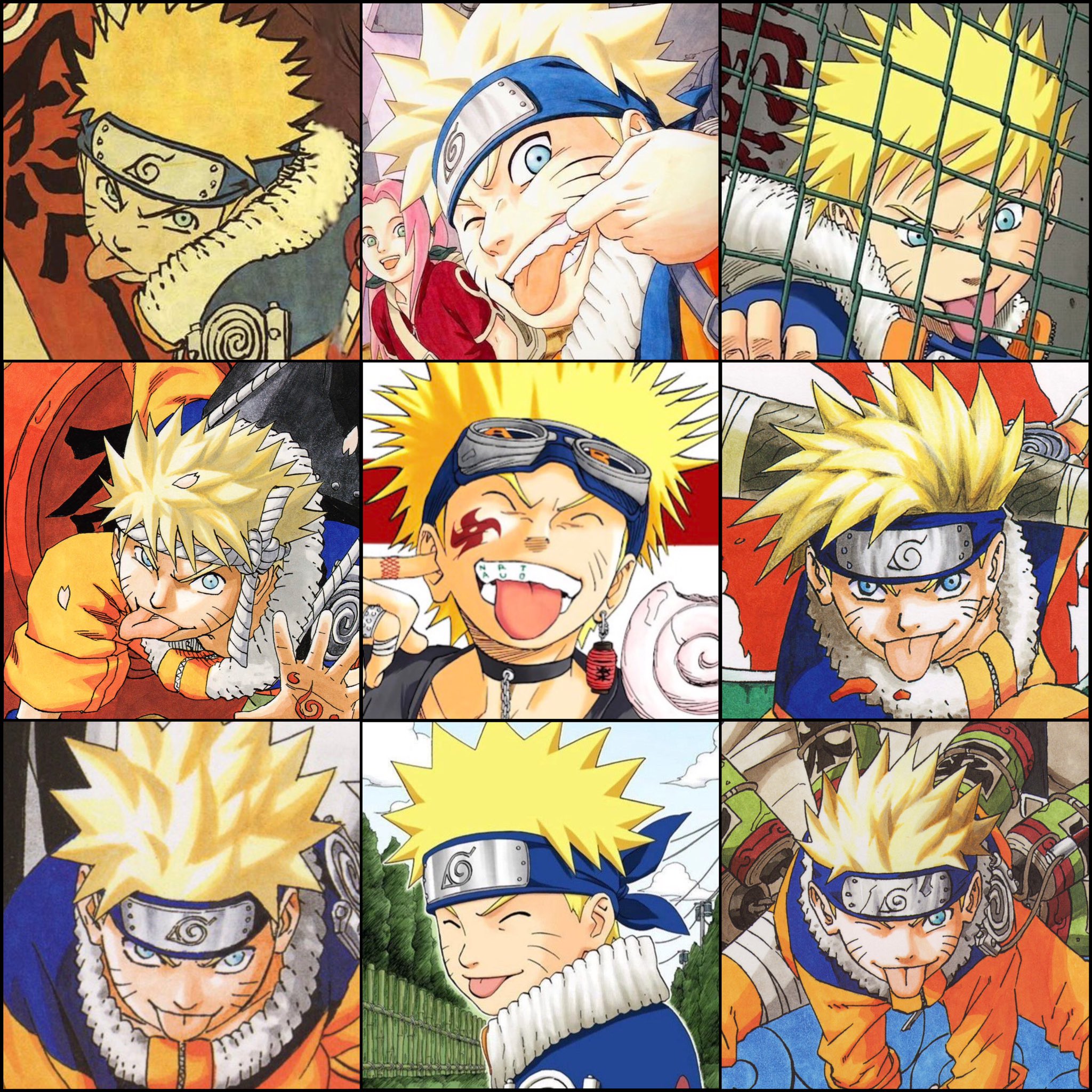 Naruto Collage Art 