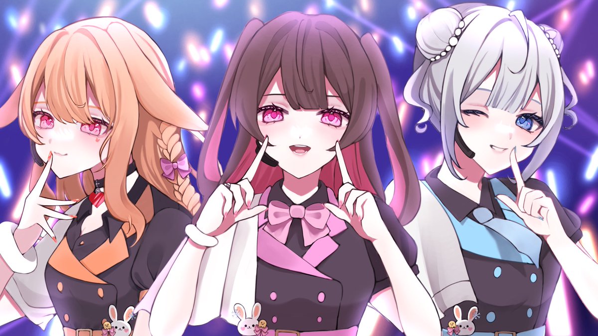 みん様、うな様、りんり様の「サインはB」歌ってみたイラストを担当させて頂きました…！よろしくお願いします