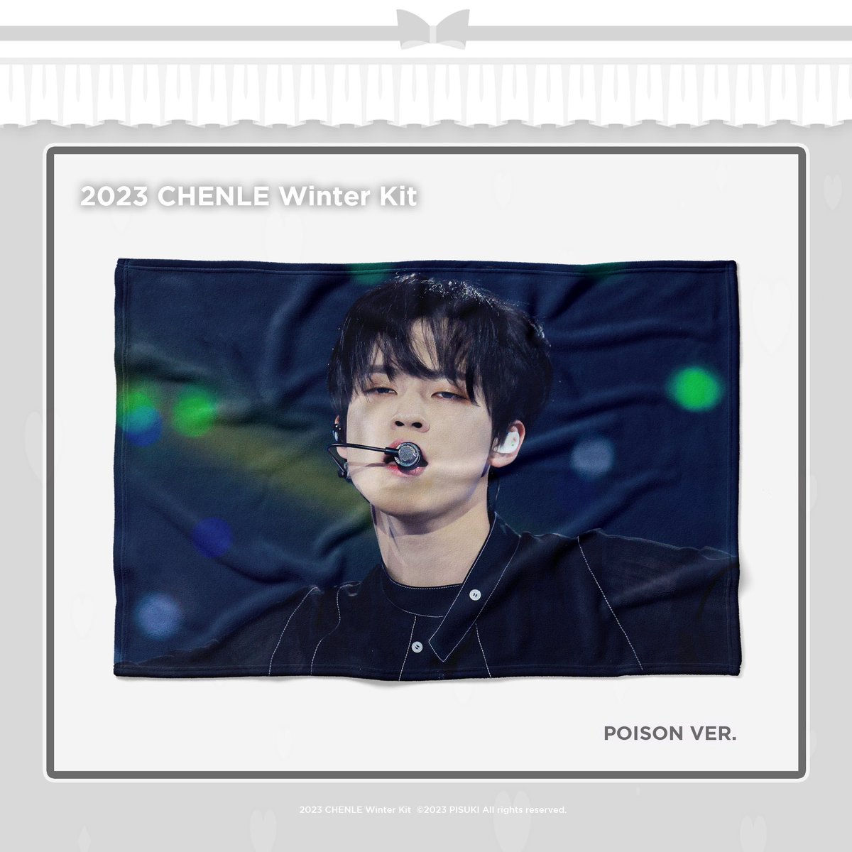pisuki_lele's tweet photo. ₊⁺·₊˚♡˚₊·⁺₊₊⁺·₊˚♡˚₊·⁺₊ ˚♡˚₊·⁺₊

2023 𝐶𝐻𝐸𝑁𝐿𝐸 𝑊𝑖𝑛𝑡𝑒𝑟 𝑘𝑖𝑡❄️
©𝘱𝘪𝘴𝘶𝘬𝘪

🗓️𝟣𝟤.𝟢𝟥 𝟤𝟤:𝟥𝟢 - 𝟣𝟤.𝟢𝟨
🛒https://t.co/oc1QTmucYH
🎁선착순5명 아크릴스탠드
🌎𝖦.𝖮 → 𝖣𝖬

RT 추첨 한분께 담요1종을 보내드립니다˚｡⋆

#천러 #辰乐 #CHENLE https://t.co/N9z3QQKauk