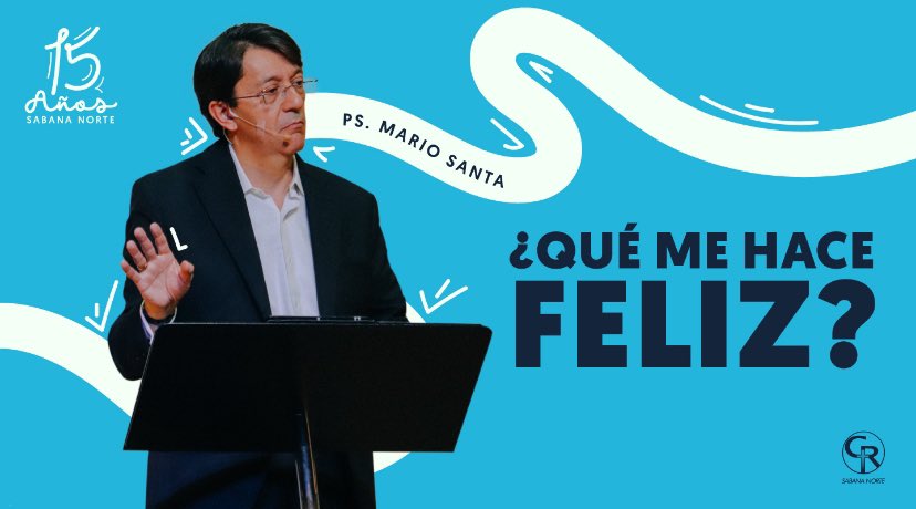 CasaRocaSabanaN's tweet photo. #Prédica🔆 
Cometemos un grave error al buscar la felicidad debajo del cielo, es decir en la tierra. 

🥳 La verdadera felicidad está en Dios. 

⏰ 7:30 a.m.
📽️ ¿Qué me hace feliz? | Pr. @Mario_Santa 
🔴▶️ https://t.co/pyz0aGIcx7 

#Prédica #Fe #Mensaje #CasaRoca #EnDios https://t.co/u05Q54ldKI