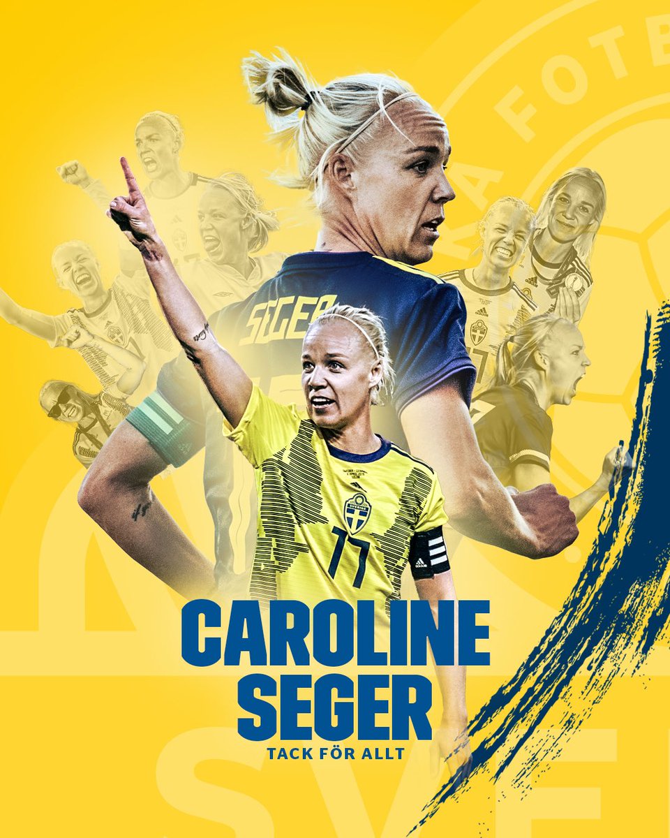 Tack för allt, kapten. 

Efter 18 år väljer Caroline Seger att avsluta landslagskarriären efter den pågående samlingen.