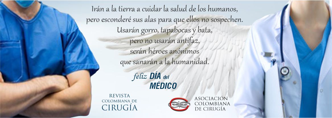 Revista Colombiana de Cirugia (@revcolcirugia) on Twitter photo La Revista Colombiana de Cirugía y la Asociación Colombiana de Cirugía les desean un ¡FELIZ DÍA DEL MÉDICO! a los héroes anónimos que cuidan a la humanidad #DíadelMédico <a href="/revcolcirugia/">Revista Colombiana de Cirugia</a> <a href="/ascolcirugia/">AsColCirugía</a> La Revista Colombiana de Cirugía y la Asociación Colombiana de Cirugía les desean un ¡FELIZ DÍA DEL MÉDICO! a los héroes anónimos que cuidan a la humanidad #DíadelMédico <a href="/revcolcirugia/">Revista Colombiana de Cirugia</a> <a href="/ascolcirugia/">AsColCirugía</a>