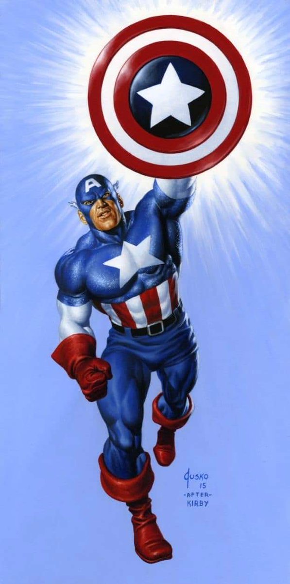 Captain America by  #JoeJusko!