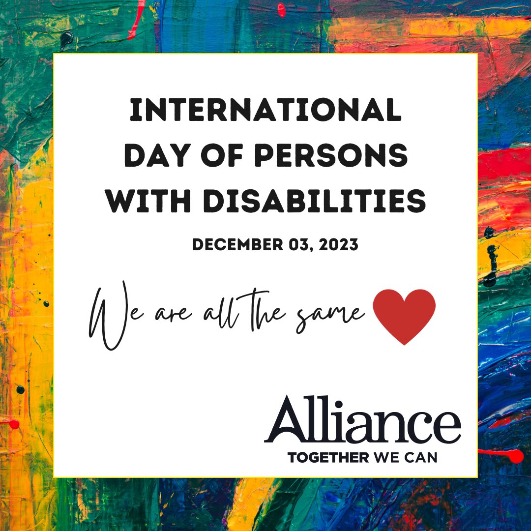 Kellie Armstrong (@kelmba) on Twitter photo This International Day of Persons With Disabilities <a href="/allianceparty/">Alliance Party</a> celebrates diversity, inclusion and our individual uniqueness
👩🏼🦼👨🏻🦯🦻🦾🫶🏼💪🏿🦮🦯🧏🏼♂️
#InternationalDayOfDisabledPersons
#InclusionForAll
#DisabilityDay #Disability #DisabilityAwareness
#AllianceAbility This International Day of Persons With Disabilities <a href="/allianceparty/">Alliance Party</a> celebrates diversity, inclusion and our individual uniqueness
👩🏼🦼👨🏻🦯🦻🦾🫶🏼💪🏿🦮🦯🧏🏼♂️
#InternationalDayOfDisabledPersons
#InclusionForAll
#DisabilityDay #Disability #DisabilityAwareness
#AllianceAbility