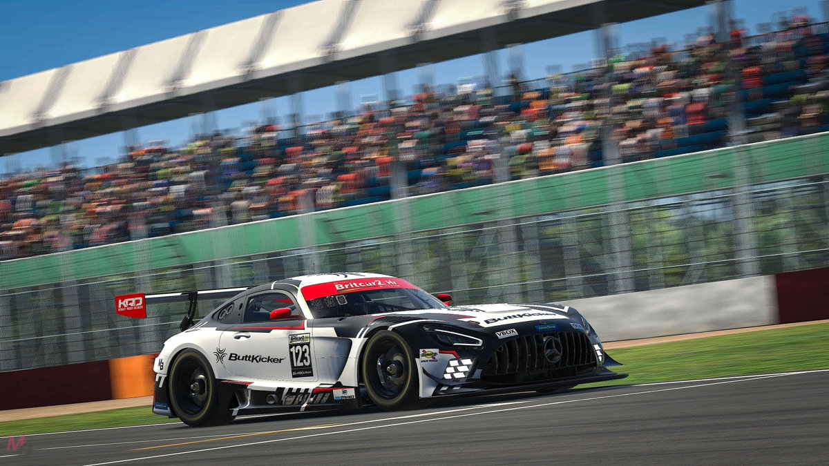 The 2023 ButtKicker Britcar 24hrs of Silverstone WINNERS @WSR_ButtKicker They ran a near faultless race and built up a 2 lap lead from @Basic_Ollie and Altitude Esports @SopMotorsport won in GT4 Both class winners get a prize from @TheButtKicker #iracing #simracing