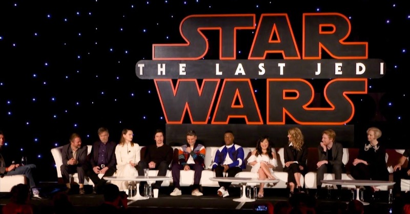 On this day in #StarWars: December 3, 2017, #TheLastJedi global press conference was held in LA.
The 40-minute panel was moderated by Entertainment Weekly’s Anthony Breznican and included most of the cast, including Ridley, Driver, Boyega, Hamill and more.
youtube.com/watch?v=4r7CmI…