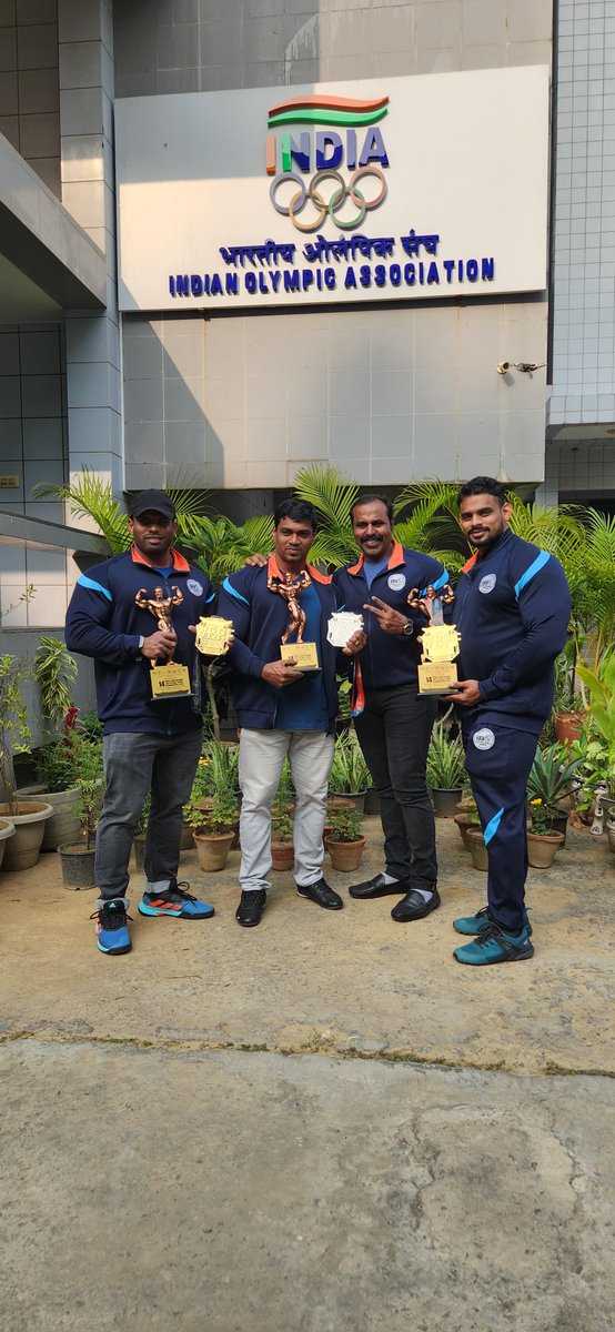 A special note of gratitude from the Indian Olympic Association 🇮🇳🏆for fostering an environment where our body builders🏋️‍♂️can shine on the global stage.

#BodybuildingChampions #IndiaOlympicAssociation #Congratulations #ProudMoment #Sportsmanship #VictoryCelebration #AteliersGym