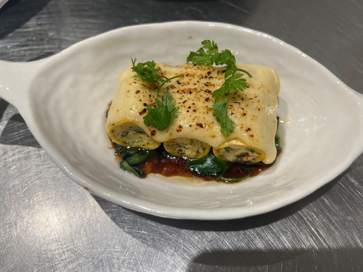 New to the menu this week, west coast lobster cannelloni with spinach and Thermidor sauce… @MichelinGuideUK