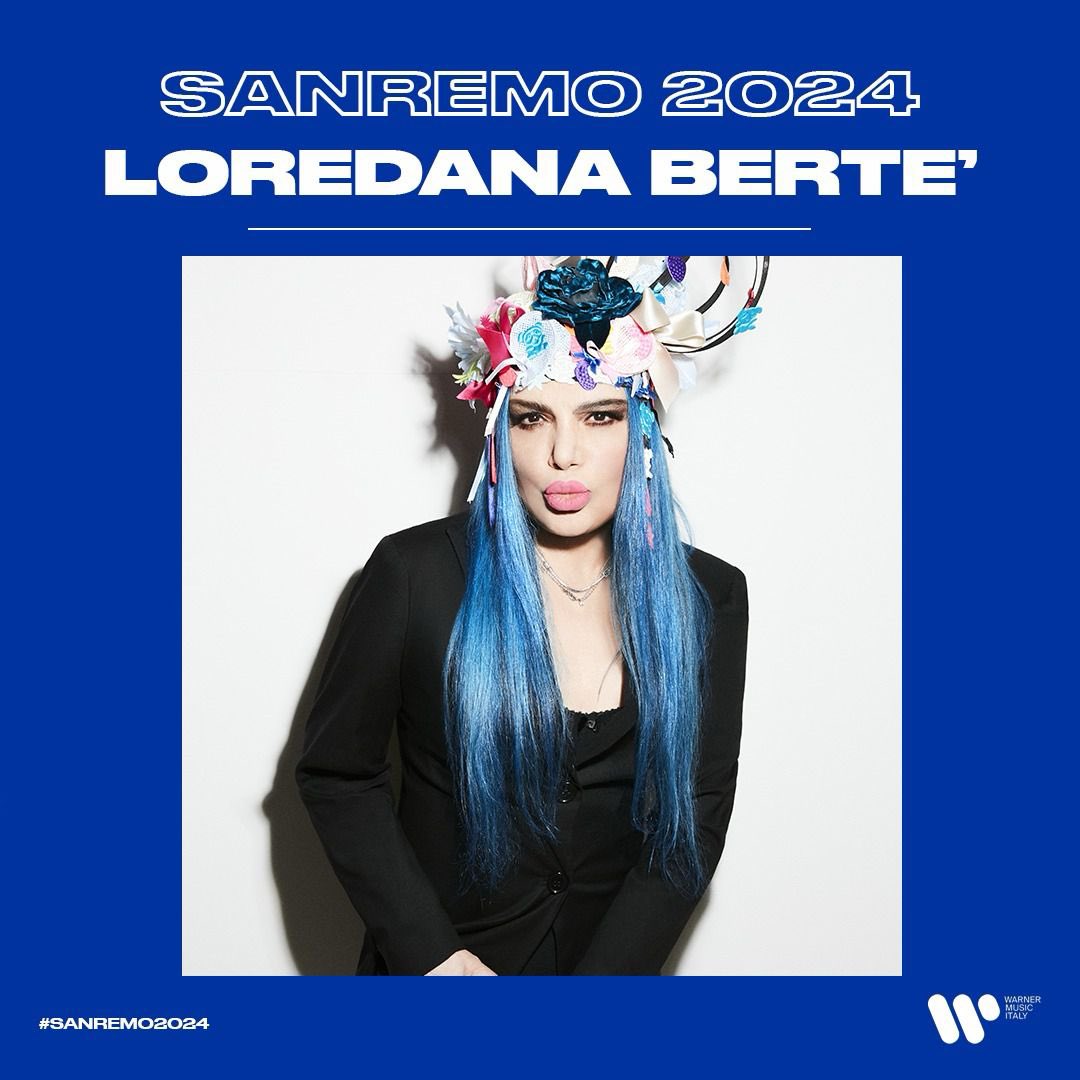 Ci sarò anche io tra i concorrenti di #Sanremo2024! 💐 Questo sarà il mio 12º Festival… ma la trepidazione e l’emozione é sempre la stessa! Grazie Ama 💙👠🌈 @SanremoRai @WARNERMUSICIT #loredanabertè