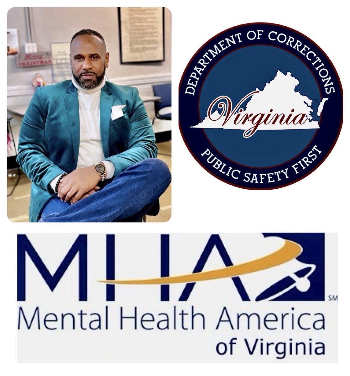 After spending a total of 23 years incarcerated and 30 years in addiction & mental health crisis, I am honored & thankful to begin this journey in my calling as a contractor with @VADOC  & @MHACentralVA #author @tylerperry  #mentalhealthawareness #returningcitizens