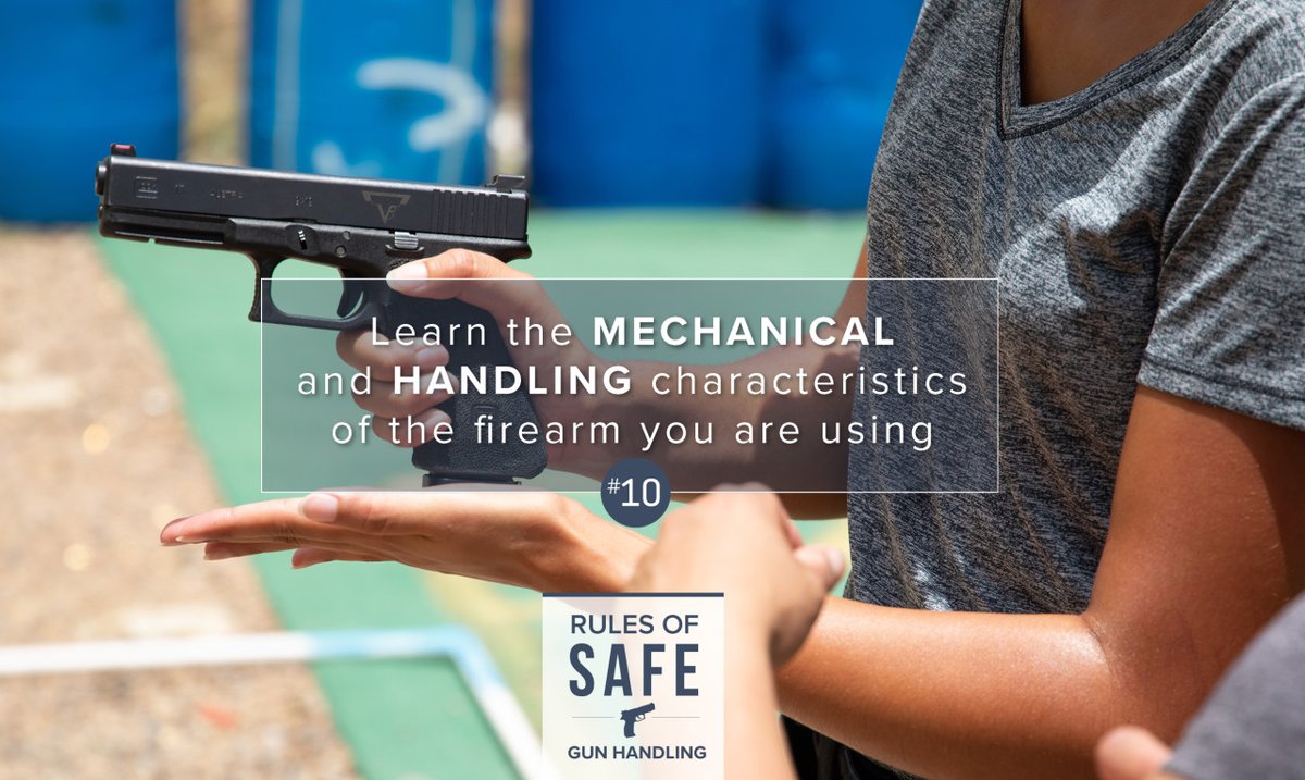 #SafetySunday: Everyone should know and practice the 10 Basic Rules of #FirearmSafety! Please share if you agree. Learn more: nssf.it/3bnRyGM.