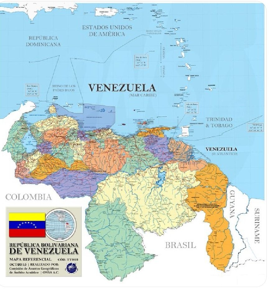 hrrosem's tweet photo. El Esequibo es de Venezuela y el Arco Minero también. Fuera todas las manos inescrupulosas y los políticos mentirosos que nos roban en complicidad y silencio sepulcral.
Yo quiero a mi país sin el desangre de nuestras riquezas. https://t.co/h3uIpJTmpu