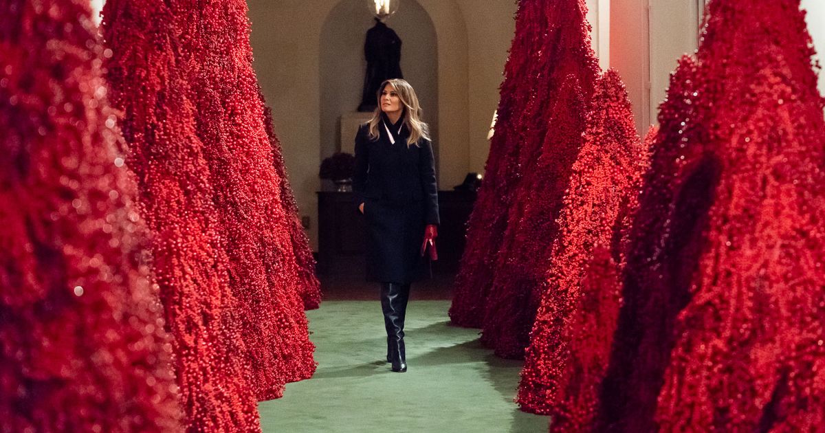 @MarkoSilberhand Is the #3rdLady designing and selling Christmas trees now?
Still better than the hellscape she turned the White House into.