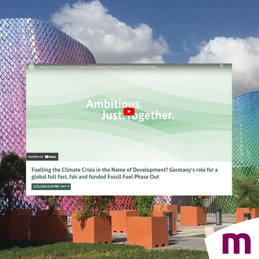 🔜 #COP28: Bundeswirtschaftsminister Robert Habeck (@BMWK) zu Gast beim Side Event von <a href="/Misereor/">Misereor</a>, <a href="/Umwelthilfe/">Deutsche Umwelthilfe</a> und <a href="/bund_net/">BUND</a>. 🤩
📅Dienstag, 5. Dez 2023
🕒 15:30 - 17 Uhr (MESZ)/18.30 - 20 Uhr (Dubai Zeit)
📍 Deutscher Pavillon – per Livestream dabei sein (1|5)
👇