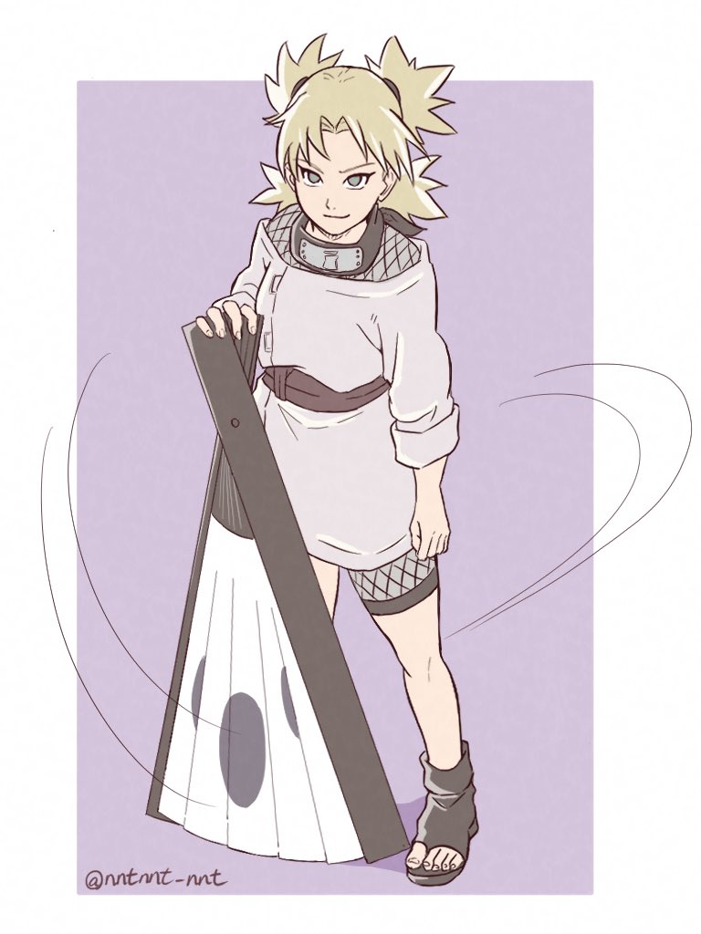 並べたかった下忍シカテマ（シカマルは去年描いたやつ）