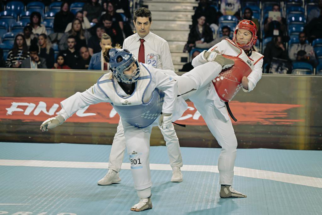 WorldParaTKD's tweet photo. More Action from the Finals! #WTGPFinal #ParaTaekwondo https://t.co/jM98Jtb9Xv