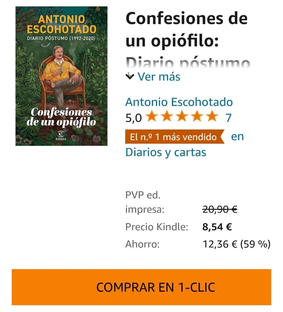  Confesiones de un opiófilo: Diario póstumo (1992-2020