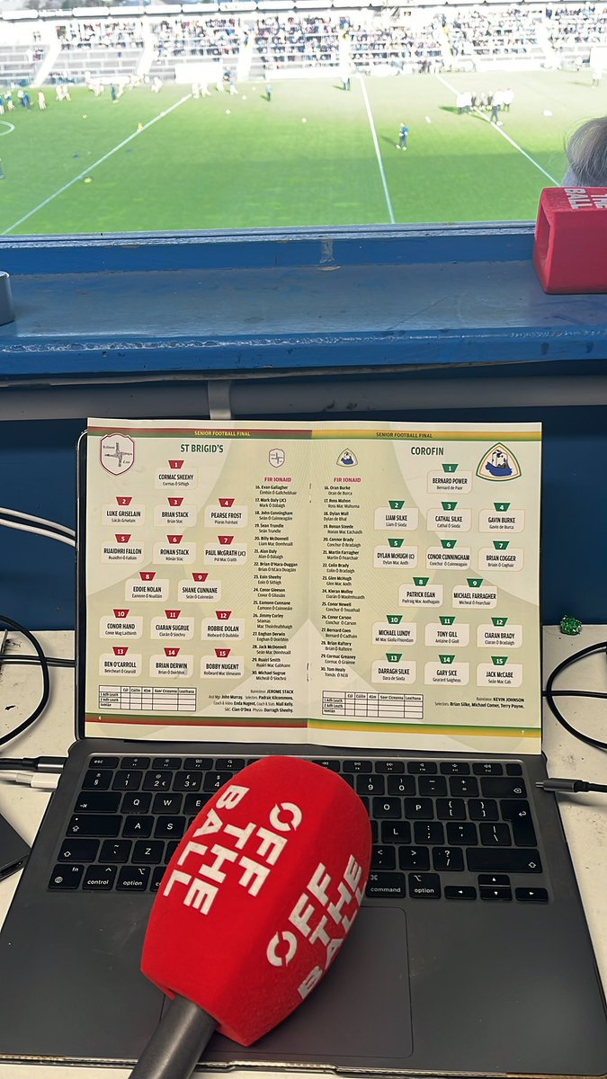 Looking forward to this one 🥶 One change for Brigids, Alan Daly for Griselain, Dylan Wall in for Gill, Ross Mahon in for Cathal Silke. Serious depth on that Corofin bench - Tony Gill, Martin Farragher, Ronan Steede, Daithi Burke and Kieran Molloy all available to come in. #GAA
