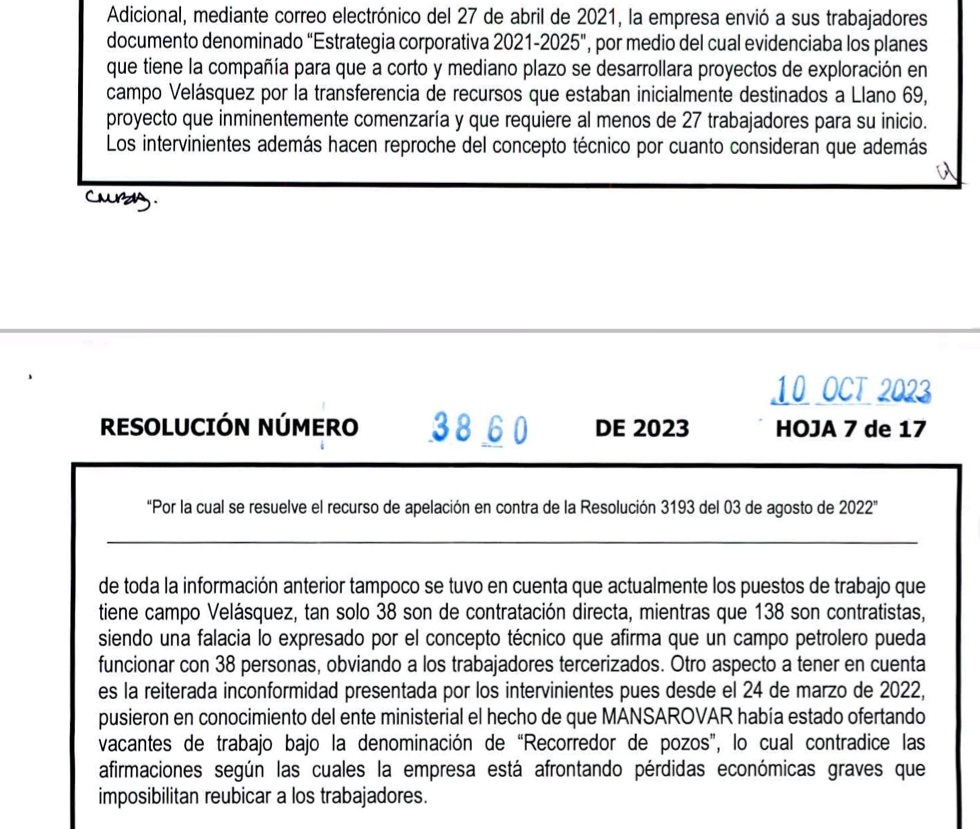 AlejandroMetau7's tweet photo. Se le demostrado con prueba que mansarovar Si tiene donde Reubicar los trabajadores de Asoc.Nare. pero esta multinacional solo le apuesta es acabar con contratos termino indefinido y la C.C.T @GloriaRamirezRi @MintrabajoCol @petrogustavo @suarezvacca @SINTRAMIENERGE4 https://t.co/fQhrANvzEG