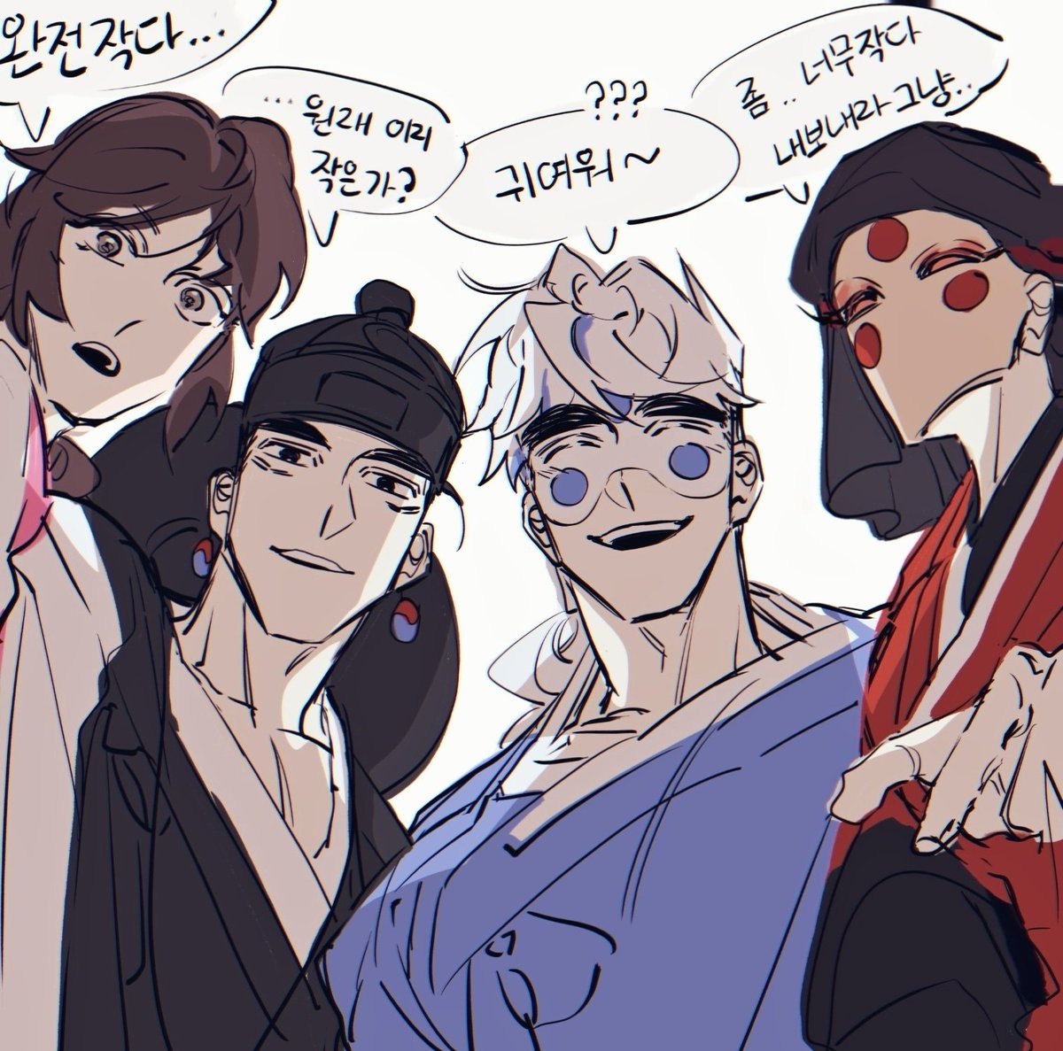 장신들에게 귀여움 받아봅시다 벅벅