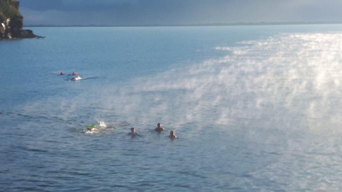 An exhilarating swim... aka baltic🥶🥶 #vitaminsea #dunmoredippers