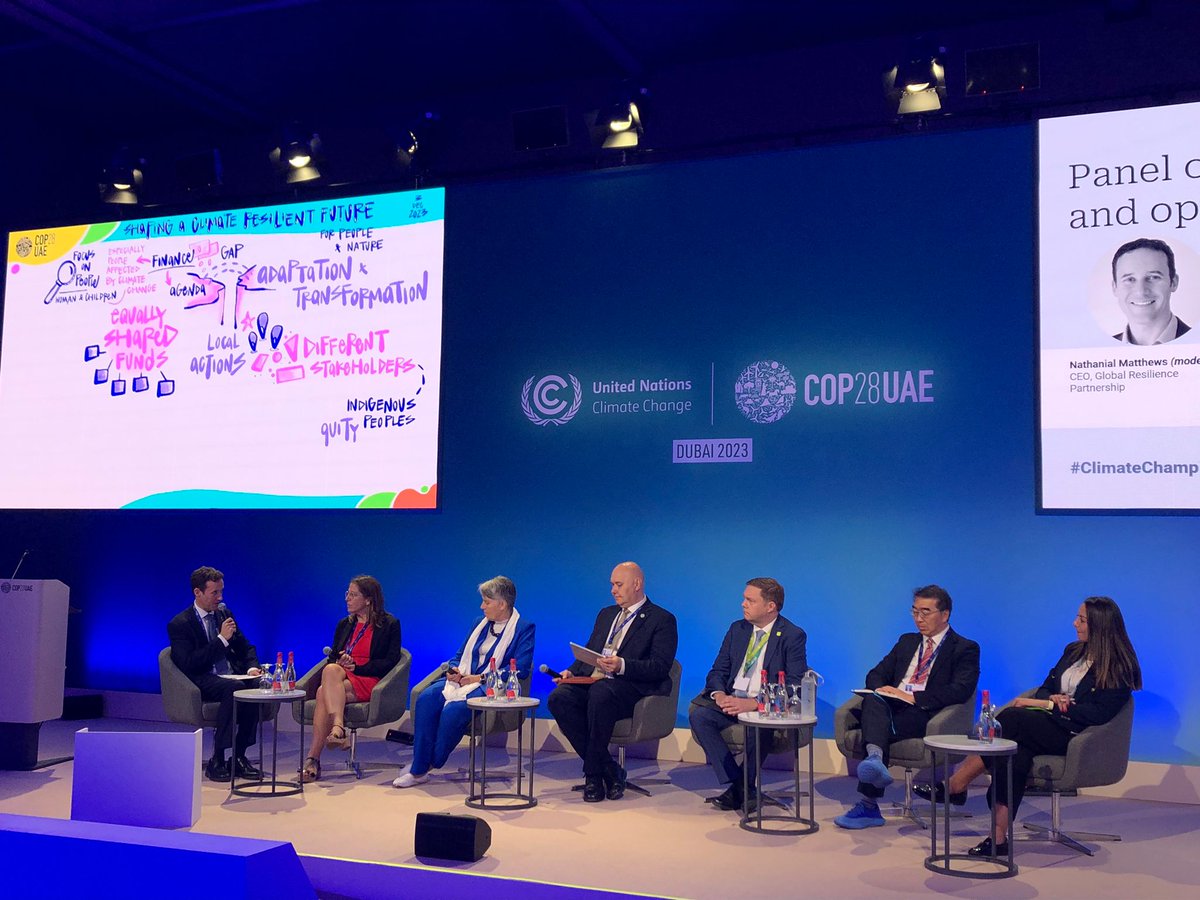 FAO Climate Change & Biodiversity (@faoclimate) on Twitter photo Today @COP28 at launch of the Sharm-El-Sheikh-Adaptation-Agenda 2023 first progress tracking report
<a href="/FAO/">Food and Agriculture Organization</a> <a href="/reinpaulsen/">Rein Paulsen</a> emphasised need to collaborate, scale up finance & accelerate agrifood system adaptation w communities on frontlines of #climatechange:
climatechampions.unfccc.int/wp-content/upl… Today @COP28 at launch of the Sharm-El-Sheikh-Adaptation-Agenda 2023 first progress tracking report
<a href="/FAO/">Food and Agriculture Organization</a> <a href="/reinpaulsen/">Rein Paulsen</a> emphasised need to collaborate, scale up finance & accelerate agrifood system adaptation w communities on frontlines of #climatechange:
climatechampions.unfccc.int/wp-content/upl…