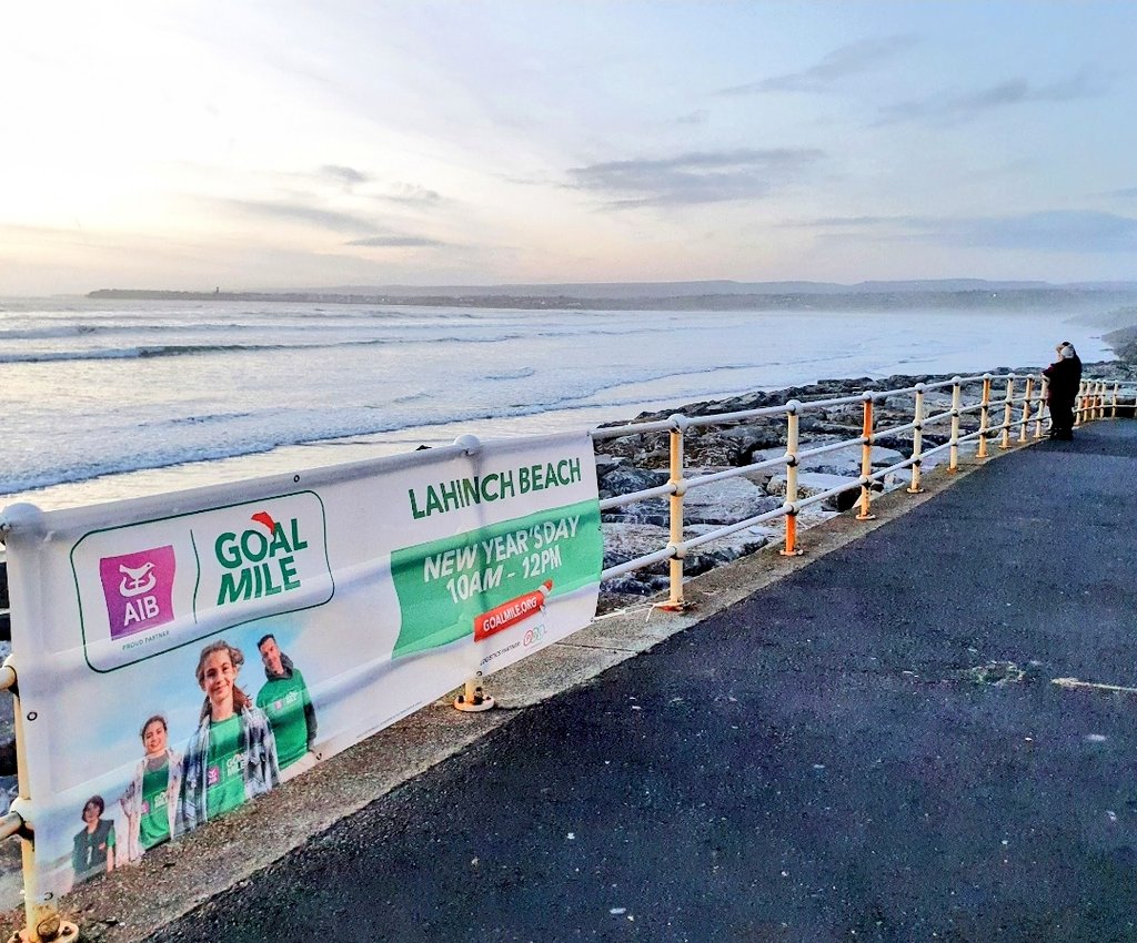 LahinchGoalMile's tweet image. Lahinch #GOALMile returns this New Year's morning from 10am on the Prom! Whether it's your first, or fortieth GOAL Mile, we are looking forwarding to seeing you there! 

Please Follow, RT &amp;amp; Spread the word!