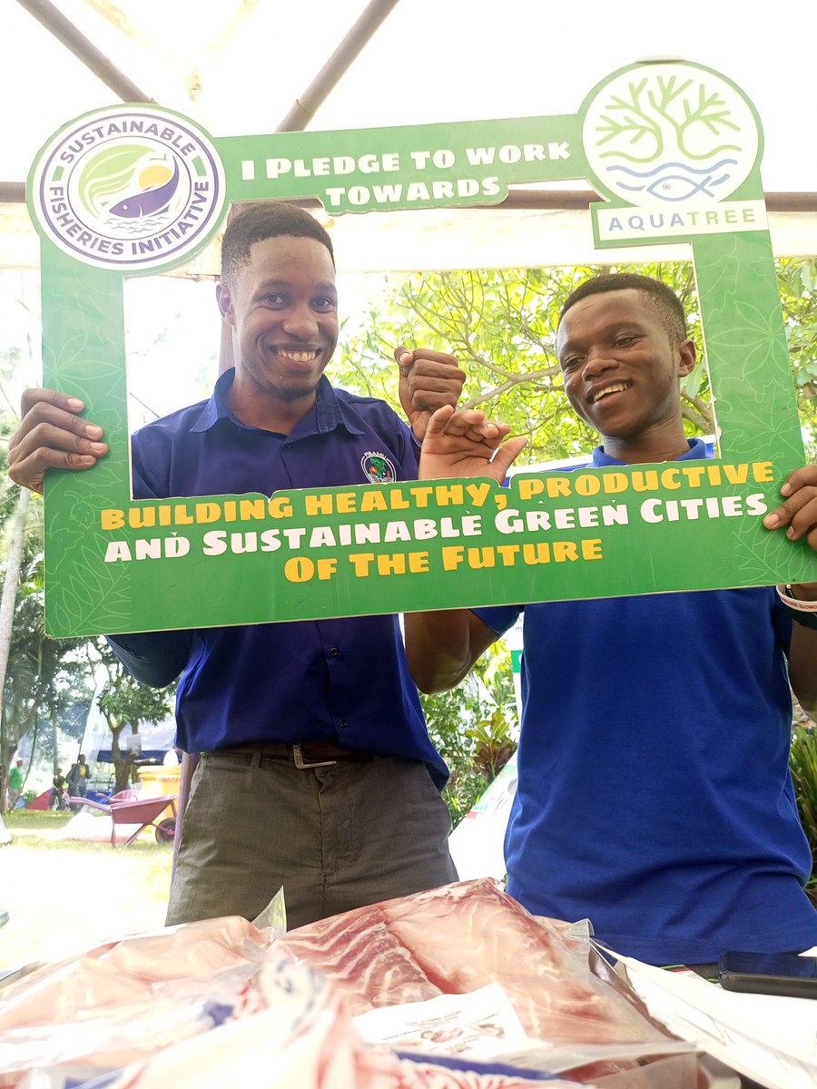 Makerere Fisheries Students happily participating in the 2023 Jinja Fish Festival