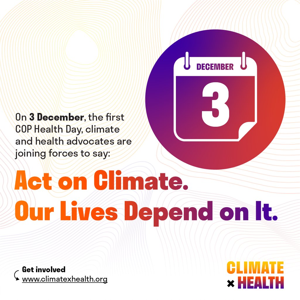 🎉Today, for the first time ever, #COP28 has one day dedicated to health.📜As part of this historic day, the COP28 Declaration on Climate &amp; Health has been launched.

📢The declaration includes #mentalhealth &amp; you can read <a href="/UnitedGMH/">United for Global Mental Health</a> response here ⬇️

🔗:unitedgmh.org/knowledge-hub/…