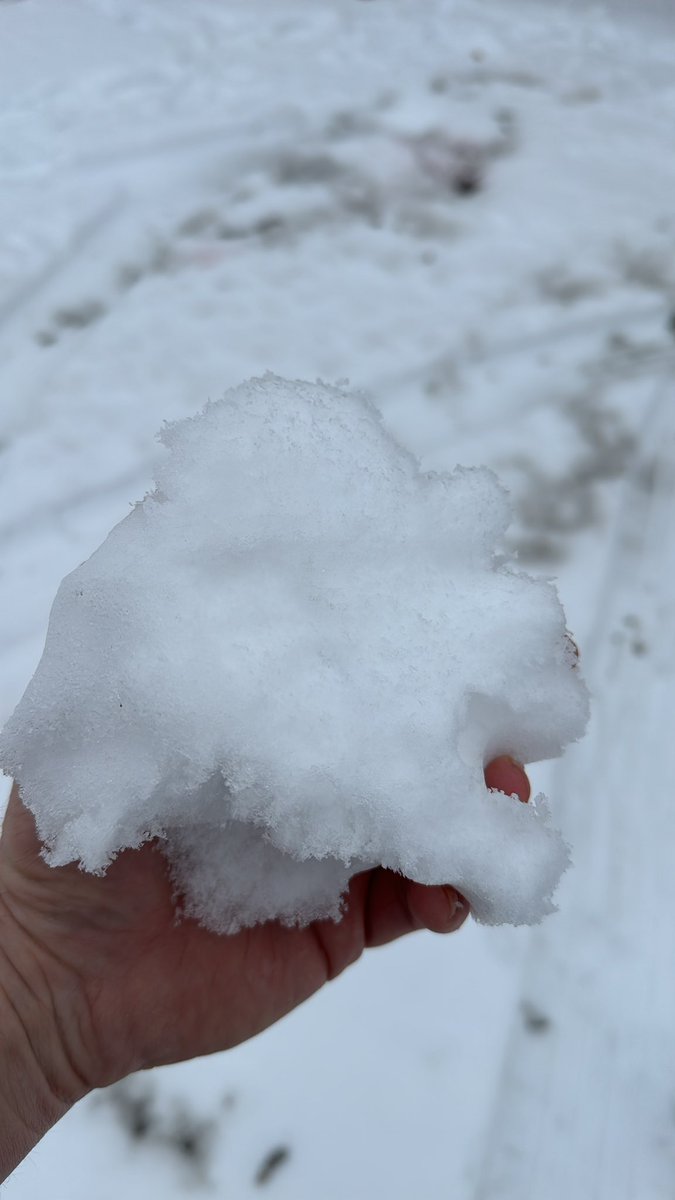 Snowy day in England