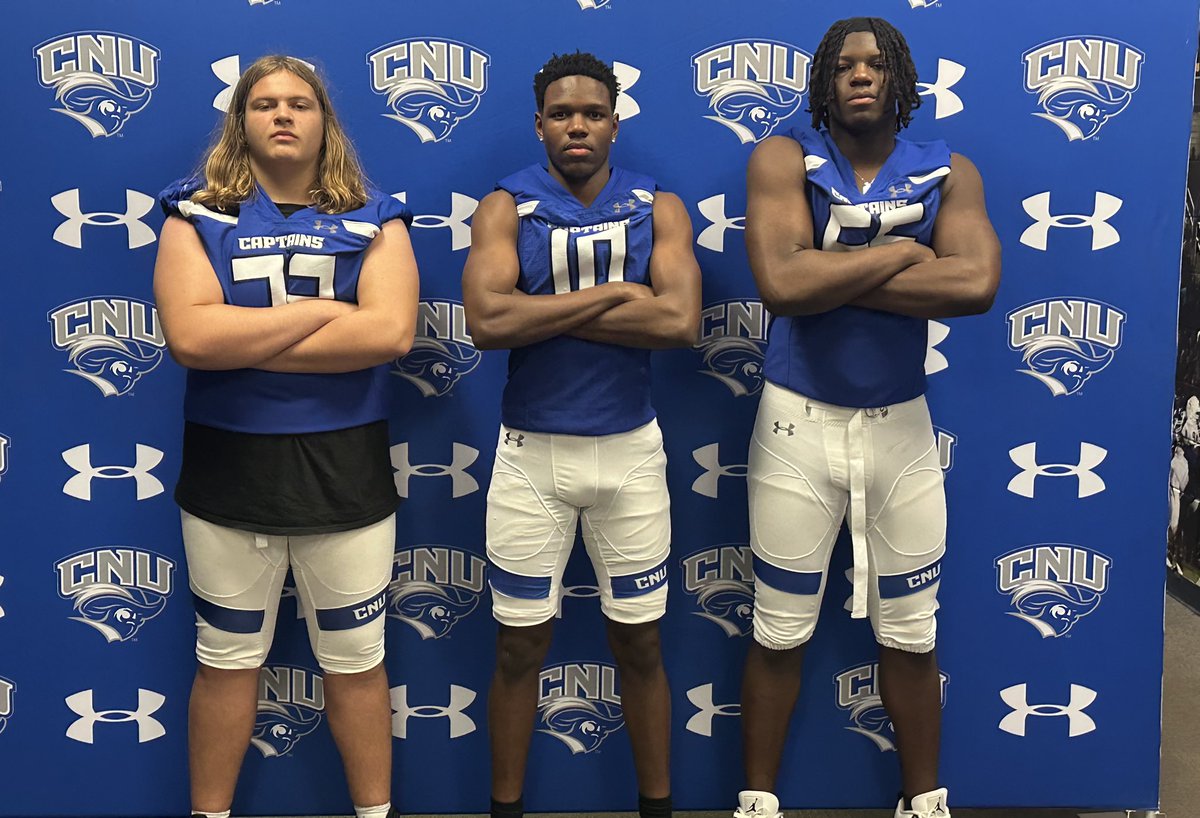 Thank you <a href="/cnu_football/">CNU Football</a> <a href="/coachpcrowley/">Paul Crowley</a> <a href="/coachatsmith/">Alex Smith</a> for an amazing visit this weekend I had a great time.