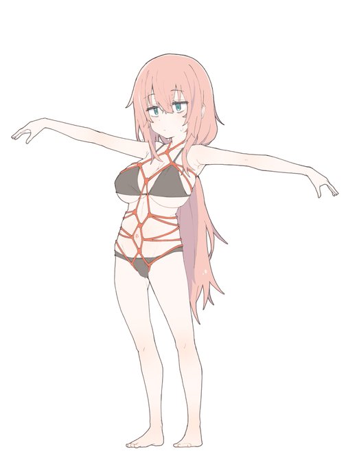 #生徒会にも穴はある   
亀甲縛り練習 