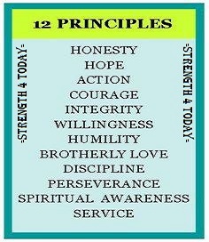 Strengthfor2day's tweet photo. 12 Principles
Honesty
Hope
Action
Courage
Integrity
Willingness
Humility
Brotherly Love
Discipline
Perseverance
Spiritual Awareness
Service
#12Principles #BeforePersonalities #RecoveryPosse #Strengthfor2day https://t.co/uboqoOBCft