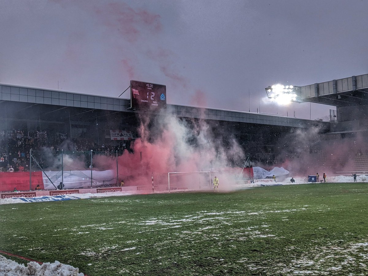 CurvaWanderlust's tweet image. KS Cracovia v Ruch Chorzow
Ekstraklasa, Krakow 
Result: 4-4 
Att: 6,000 

#kscracovia #ruch #ekstraklasa