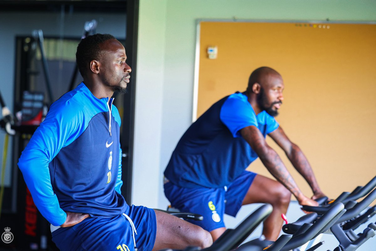 AlNassrFC_EN's tweet photo. Last session before taking off to Tajikistan ✈️ https://t.co/Na4teVoMtB